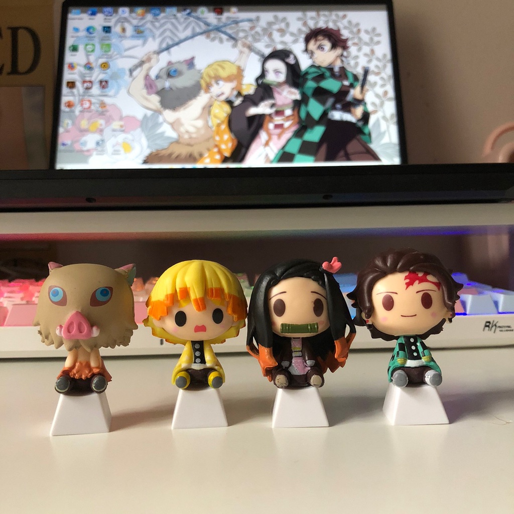 พร้อมส่งในไทย keycap ดาบพิฆาตอสูร คีย์แคปน่ารัก