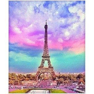 สินค้าพรีออเดอร์ หอไอเฟล(Eiffel) เม็ดเหลี่ยม ครอสติชคริสตัล