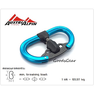 คาราไบเนอร์ AustriAlpin รุ่น fifty:fifty autolock carabiner KX55