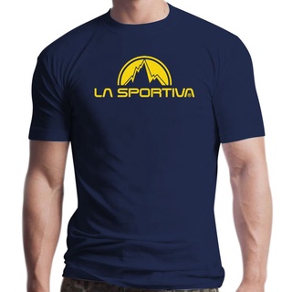 เสื้อยืดผ้าฝ้ายพิมพ์ลายแฟชั่น ใหม่ La Sportiva เสื้อยืดลําลอง ผ้าฝ้าย แขนสั้น ระบายอากาศ พิมพ์ลาย ซักทําความสะอาดได้ นํา