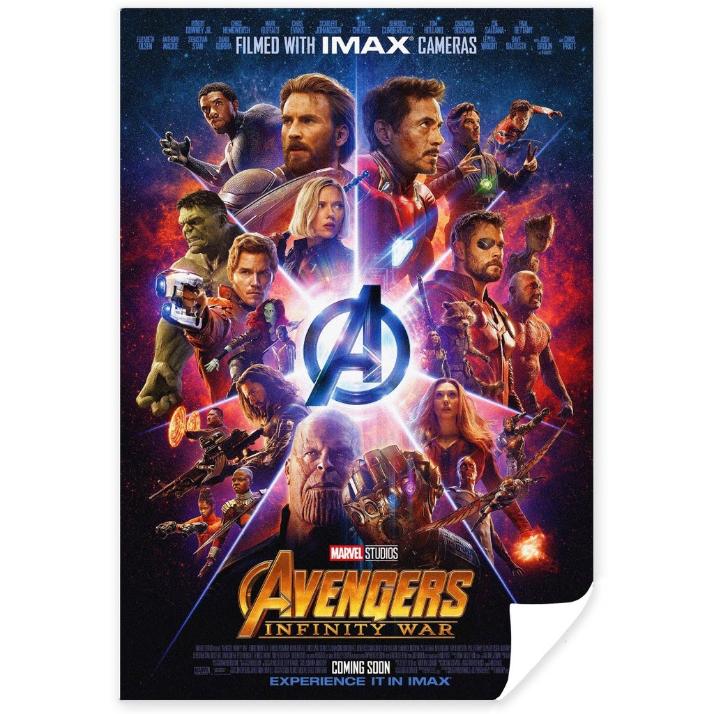 Avengers Infinitywar IMAX poster.