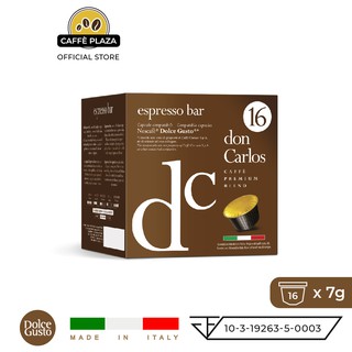 DOLCE GUSTO capsule Don Carlos brand (แคปซูลดอลเชกุสโต) ESPRESSO BAR