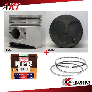 ART ลูกสูบ/แหวน NPR สำหรับ MITSUBISHI K67T STRADA 2800, K77 รุ่นเครื่อง 4M40 STRADA 2800