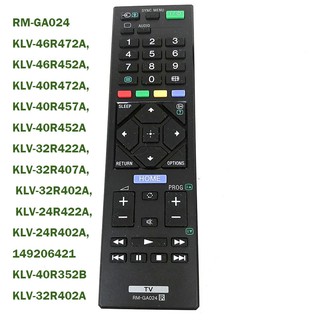 รีโมตคอนโทรล RM-GA024 RM-ED054 สําหรับ SONY RM-GA024 149206421 Klv-40r352b KLV-32R402A LCD LED HDTV