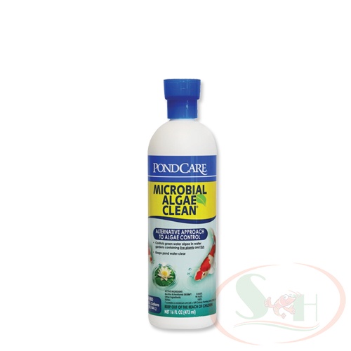 รักษาสาหร่าย API Microbial Algae Clean จุลินทรีย์ขวด 473 มล. ย่อยสลายน้ําสีเขียว สาหร่าย detritus