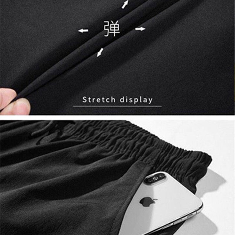 KU-252 กางเกงขายาว ทรงจั๊ม ผ้ายืด เหมาะสำหรับหน้าร้อน ใส่ได้ทั้งหญิงและชาย - รูปที่ 3