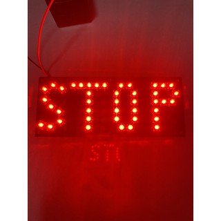 ป้ายไฟ STOP LED 12 โวล