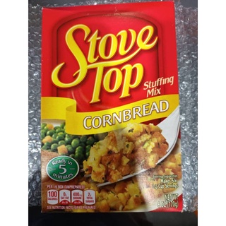 Kraft Stove Top  Stuffing Mix Corn Bread 170 กรัม สำหรับยัดไส้ และแต่งหน้าอาหาร ราคาพิเศษ