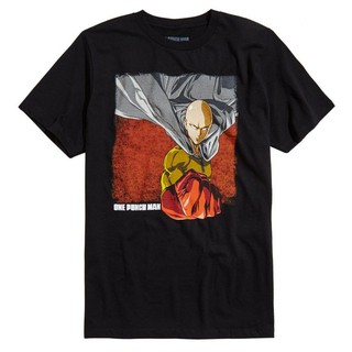 [100% Cotton] เสื้อยืดพิมพ์ลาย Anime One Punch Man Saitama สำหรับผู้ชาย