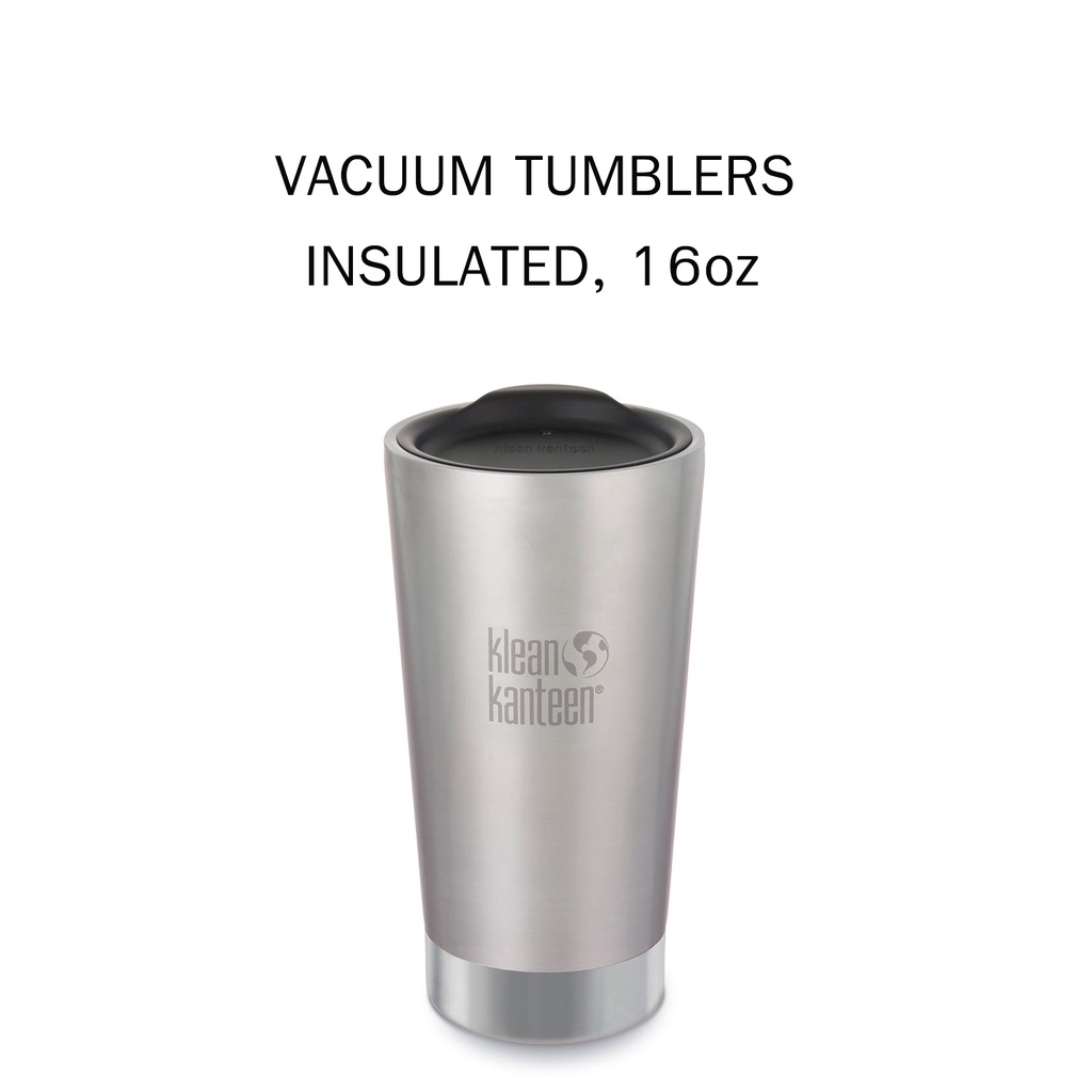 แก้วน้ำ KLEAN KANTEEN TUMBLER 16oz มีฝา ไม่มีหลอด