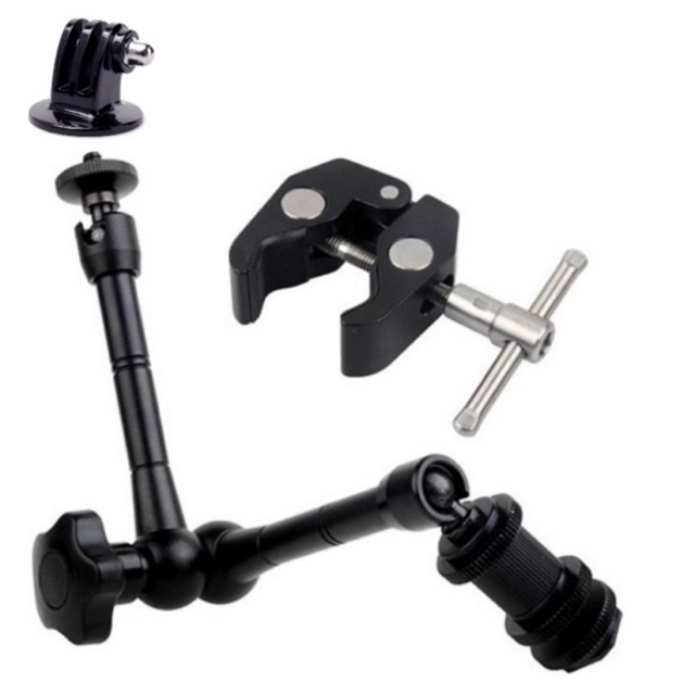 ขาจับรูปก้ามปู พร้อมข้อต่อ รุ่น11นิ้ว CRAB CLAMP WITH MAGIC HAND 11”