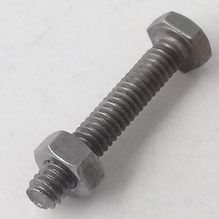 สกรู screw nut สกรู1/4นิ้ว สกรู2หุน สกรูเบอร์11xยาวมีให้กดเลือก1ถึง4นิ้ว ราคาชุดละ1กิโล.รวมน็อตตัวผู้และน็อตตัวเมีย