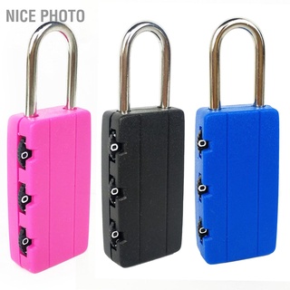 Nice photo Mini 3 Digits Combination Padlock Travel Luggage Lock for Suitcase Student Bag Diary Folder