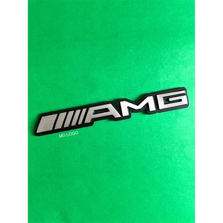 โลโก้AMG ขนาด18x2.5cm. อะลูมิเนียม ราคาต่อชิ้น