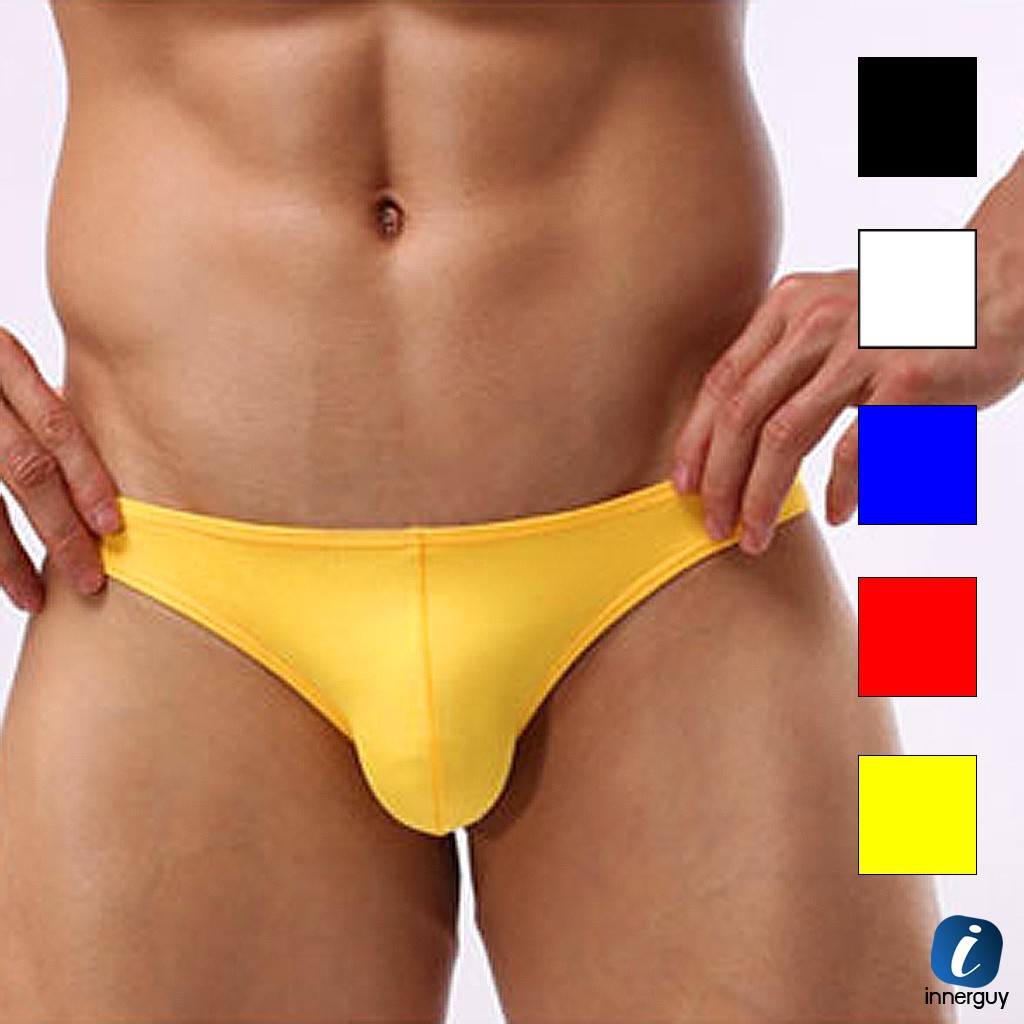 กางเกงในชาย บิกินี่ขอบเล็ก เอวต่ำ COCKCON BINIKI BRADE หลากสี ผ้าไนลอนลื่นมันเงา สวยเซ็กซี่ น่าใส่