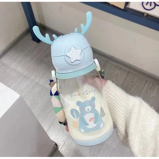 พร้อมส่ง ขวดน้ำ ตัวดังใน TikTok กระติกน้ําเด็ก ขวดน้ำเด็ก กระติกน้ำลายการ์ตูน ขวดน้ำของเด็ก500ML