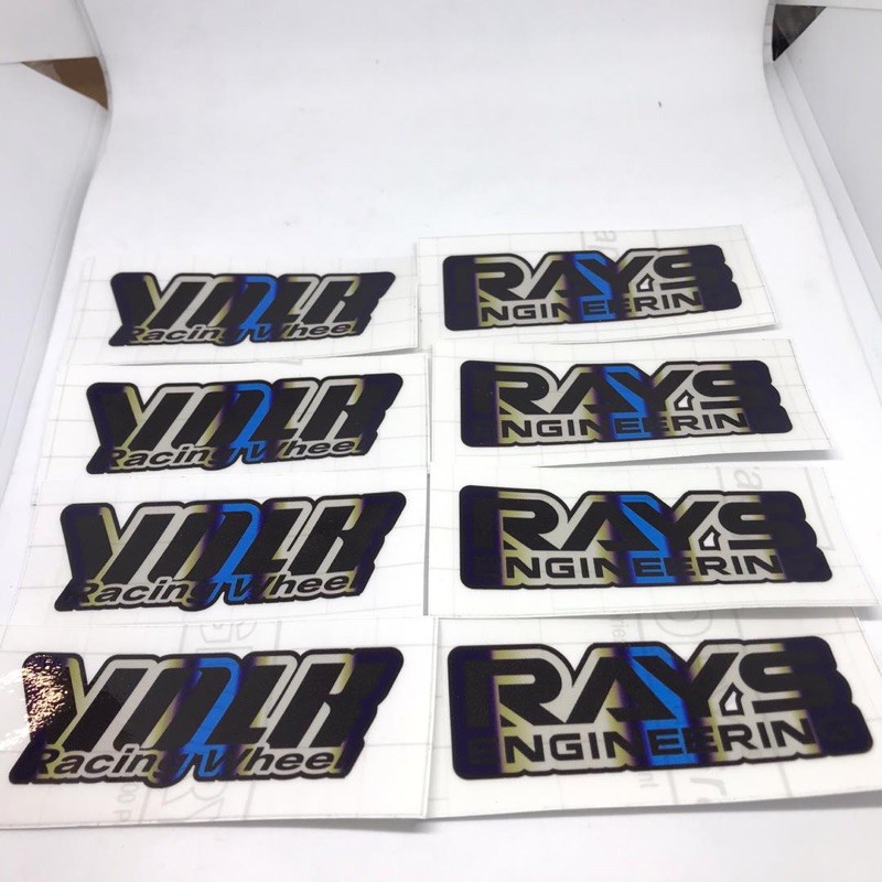 สติ๊กเกอร์ Rays volks สําหรับขอบ