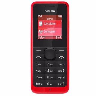 โทรศัพท์มือถือโนเกีย  ปุ่มกด NOKIA 105 (สีแดง)  3G/4G รุ่นใหม่ 2020