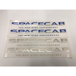 สติ๊กเกอร์ SPACECAB THE NEW HIGH PERFORMANCE ติดแค๊ป ISUZU ปี1997