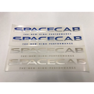 สติ๊กเกอร์ SPACECAB THE NEW HIGH PERFORMANCE ติดแค๊ป ISUZU ปี1997