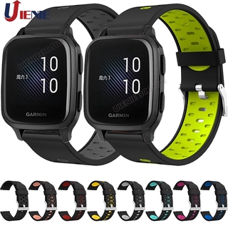 สายนาฬิกาข้อมือซิลิโคนสําหรับ Garmin Venu Sq / Sq 245 645 M / Vivomove Hr