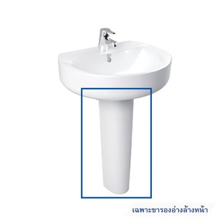 อะไหล่อ่างล้างหน้า อ่างอาบน้ำ ขาตั้งอ่างล้างหน้า AMERICAN STANDARD TF-0742 สีขาว อะไหล่ห้องน้ำ ห้องน้ำ PEDESTAL LEG AMER