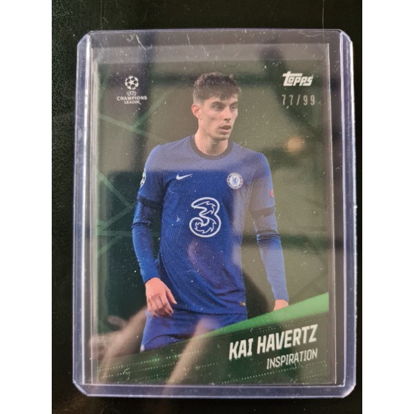 2021 TOPPS Giovanni Reyna American Dream UCL Kai Havertz Green /99 Chelsea