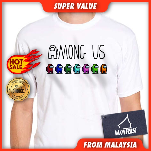 เสื้อยืด Am0ng Us Group 1 (เด็กและผู้ใหญ่) - Cotton 100%
