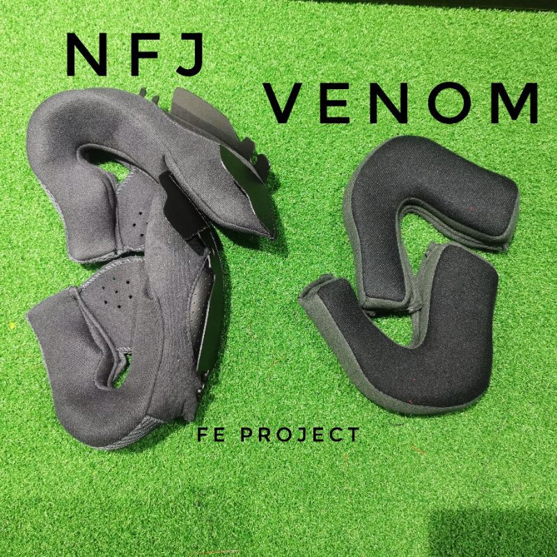ML XL XXL KYT CHEEK PAD / KYT SPONGE KYT SPAN / NFJ VENOM PADDING KYT HELMET