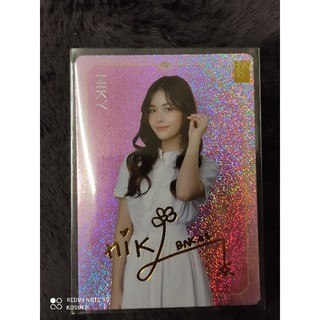 การ์ด Ultra Rare ลายเซ็น ดิจิตอล Niky BNK48 Premium Cards สภาพสวย สำหรับสะสม