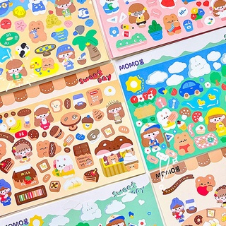 สติกเกอร์ ลายการ์ตูน Kawaii Deco DIY สําหรับติดตกแต่งนักเรียน