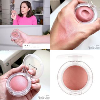 MAC Glow Play Blush พร้อมส่ง!! สี Blush, please สีที่คุณโมเมรีวิวคือปังมาก!! เป็นบลัชเนื้อโมจิที่เริ่ด ต้องลอง💖