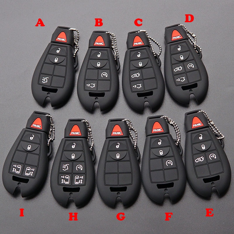 Silicone Rubber Car Key Fob Cover Case