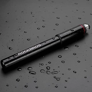 ROCKBROS เครื่องปั๊มแรงดันสูง แบบพกพา 150psi พร้อมบารอมิเตอร์ สําหรับ Presta Schrader Valvue