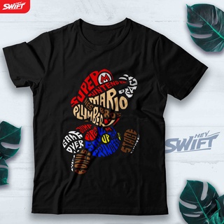 [COD]เสื้อยืด พิมพ์ลาย Super MARIO BROS DISTROS-5XL