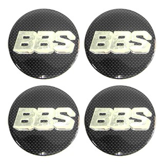 สติกเกอร์ติดดุมล้อ BBS ขนาด 57mm. 1 ชุดมี 4 ชิ้น