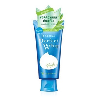 Senka Perfect Whip Fresh 100g เซนกะ เพอร์เฟ็ค วิป เฟรช 100กรัม (น้ำเงินแถบเขียว)