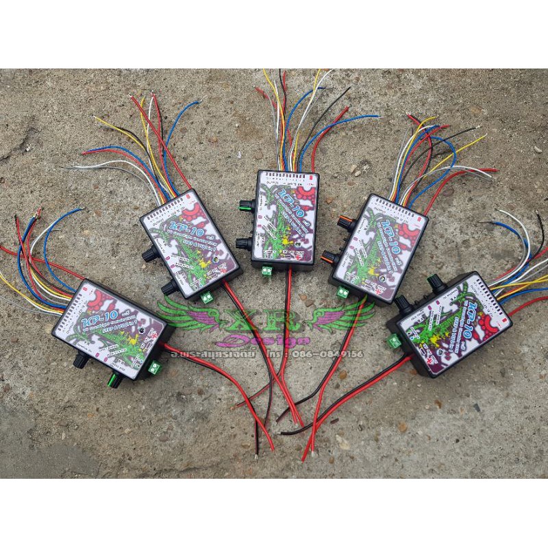 กล่องคุมไฟวิ่งตามเสียง วิ่งสเต็ปในตัวเดียว รุ่น KP10 ทิคลบเอ้าพุท 12ช่อง