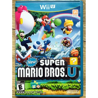 SUPER MARIO BROS.U WiiU ENG US version แผ่นแท้สำหรับสายสะสม