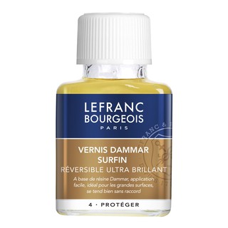 Lefrance(เลอฟรัง)  น้ำมันวานิช X-FINE DAMMAR VARNISH ขนาด 75 ML รหัส 300080