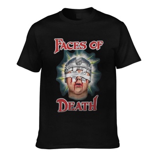 เสื้อยืดวินเทจเสื้อยืดลําลอง พิมพ์ลาย Faces Of Death Blinded Diy สําหรับผู้ชายS-4XL