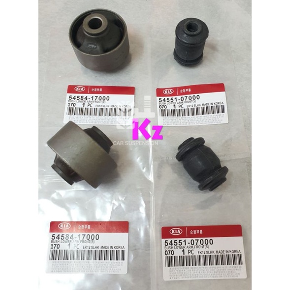 1 ชุด 4 ชิ้น- ด้านหน้า LOWER ARM BUSH - HYUNDAI MATRIX 1.6CC /1.8CC / HYUNDAI GETZ