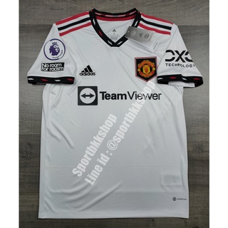 เสื้อฟุตบอล แมนยู Away เยือน 2022/23 พร้อมอาร์มพรีเมียร์ลีค No Room