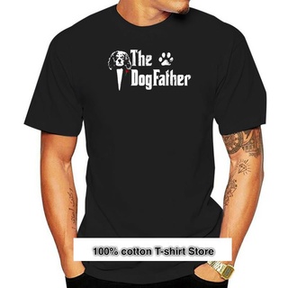 เสื้อยืด พิมพ์ลาย The Doggy Father Cavalier King Charles Spaniel Dog Dad สําหรับผู้ชาย