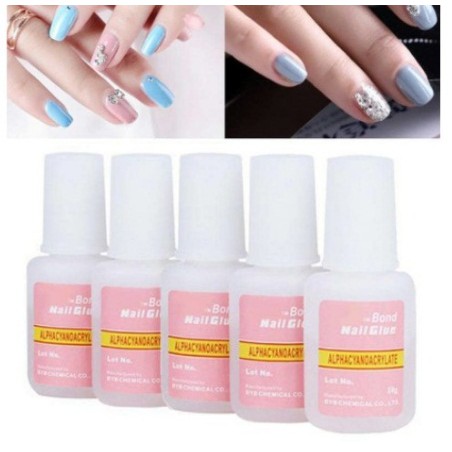 10 กรัม LIQUID GLUE / NAIL GLUE / FAKE NAIL GLUE / FAKE NAIL GLUE LIQUID GLUE COTENTS 10 กรัม WE