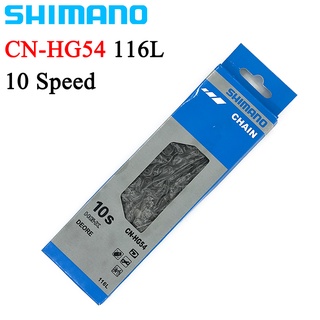 Shimano deore HG54 สายโซ่จักรยานเสือภูเขา 10 ความเร็ว 10s HG-X HG-54 116L สําหรับ deore m591 m610 m670 m6000