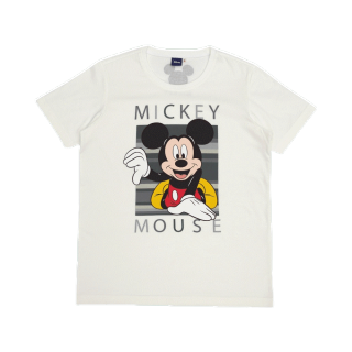 เสื้อแตงโม (SUIKA) - เสื้อยืดคอกลม แขนสั้น ลาย MICKEY MOUSE PEEKABOO ( MK.O-013 )