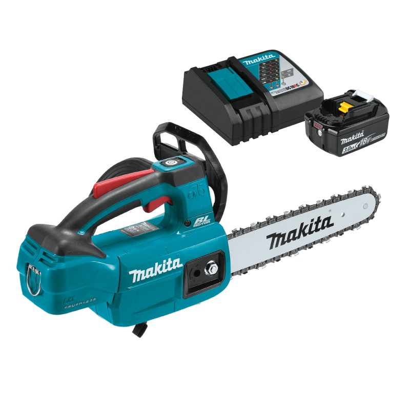 [ชุดเซ็ต] MAKITA DUC254RF : ชุดเซ็ตเลื่อยโซ่ไร้สาย 10 นิ้ว 18V