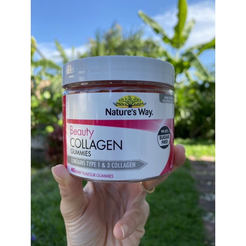 ของแท้ 100% Nature’s Way Beauty Collagen Gummies ขนาด 40 กัมมี่ - เยลลี่คอลลาเจน กัมมี่