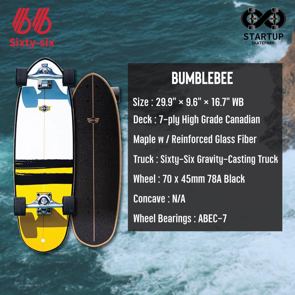 Sixty-Six - Surfskate Bumblebee 30"
